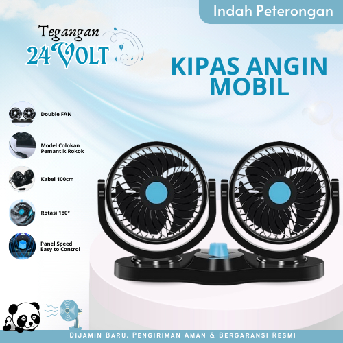 Kipas Mobil 12V & 24V/Kipas angin mobil murah jombang