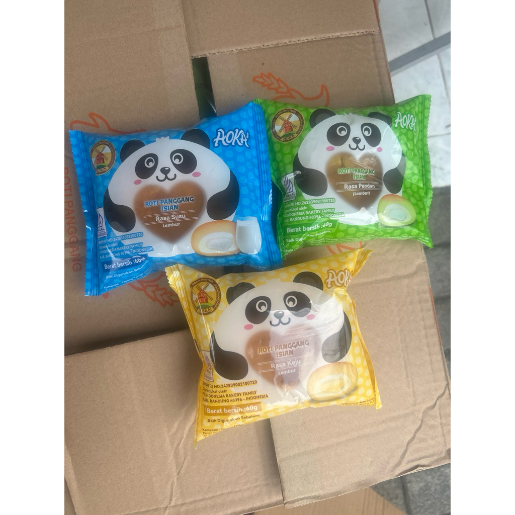 

Roti akoa panggang isian