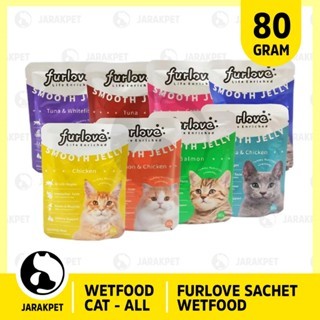 [12PCS] Furlove sachet cat 80gram - Furlov pouch cat 80gr - Fourlove saset 80 gr - Furluv sachet 80 