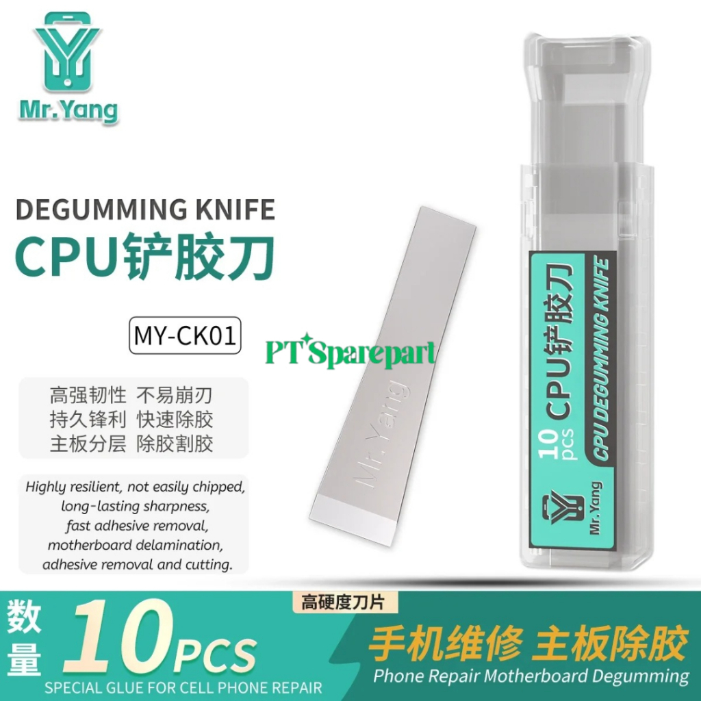 

YCS Mr.Yang MY-CK01 10PC/Box Degumming Knife - Pisau Alat Service Motherboard IC CHIP