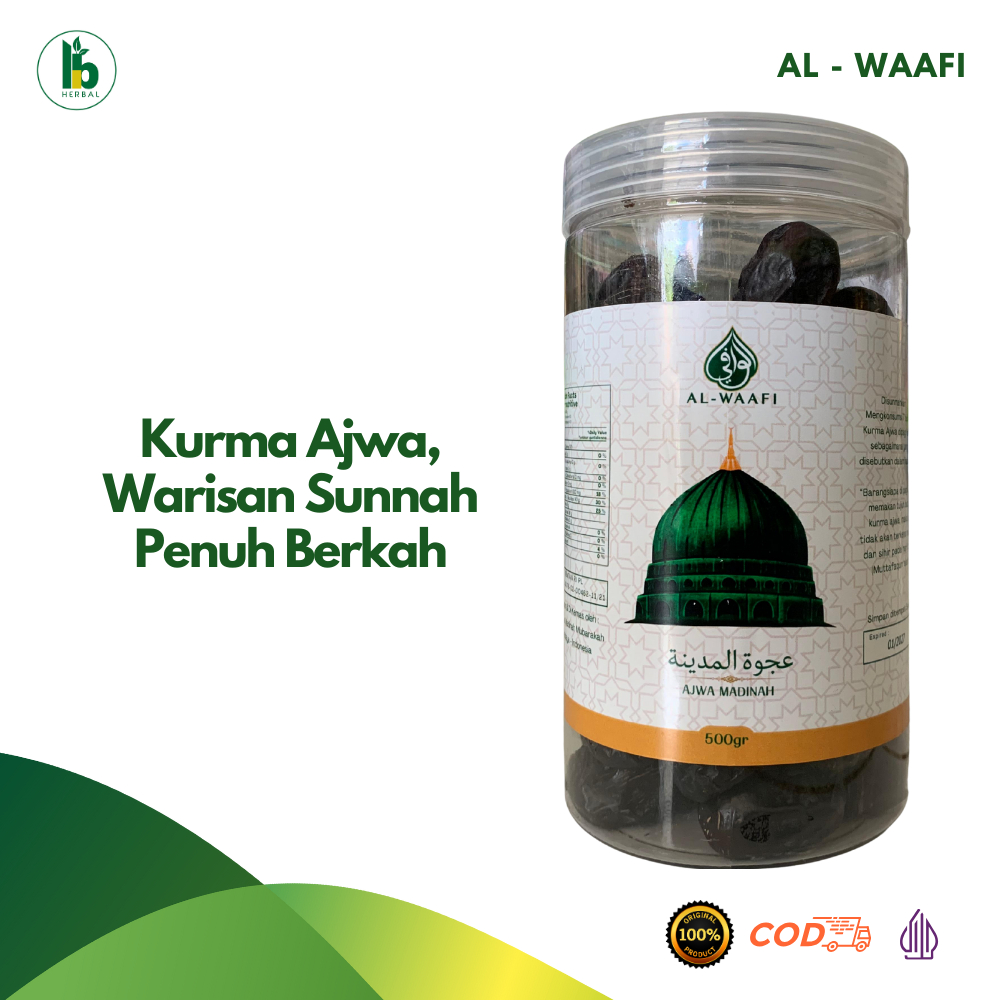 

Kurma Ajwa Large Premium 500gr Toples | Fresh Cold Storage – Kurma Nabi Asli Madinah Halal