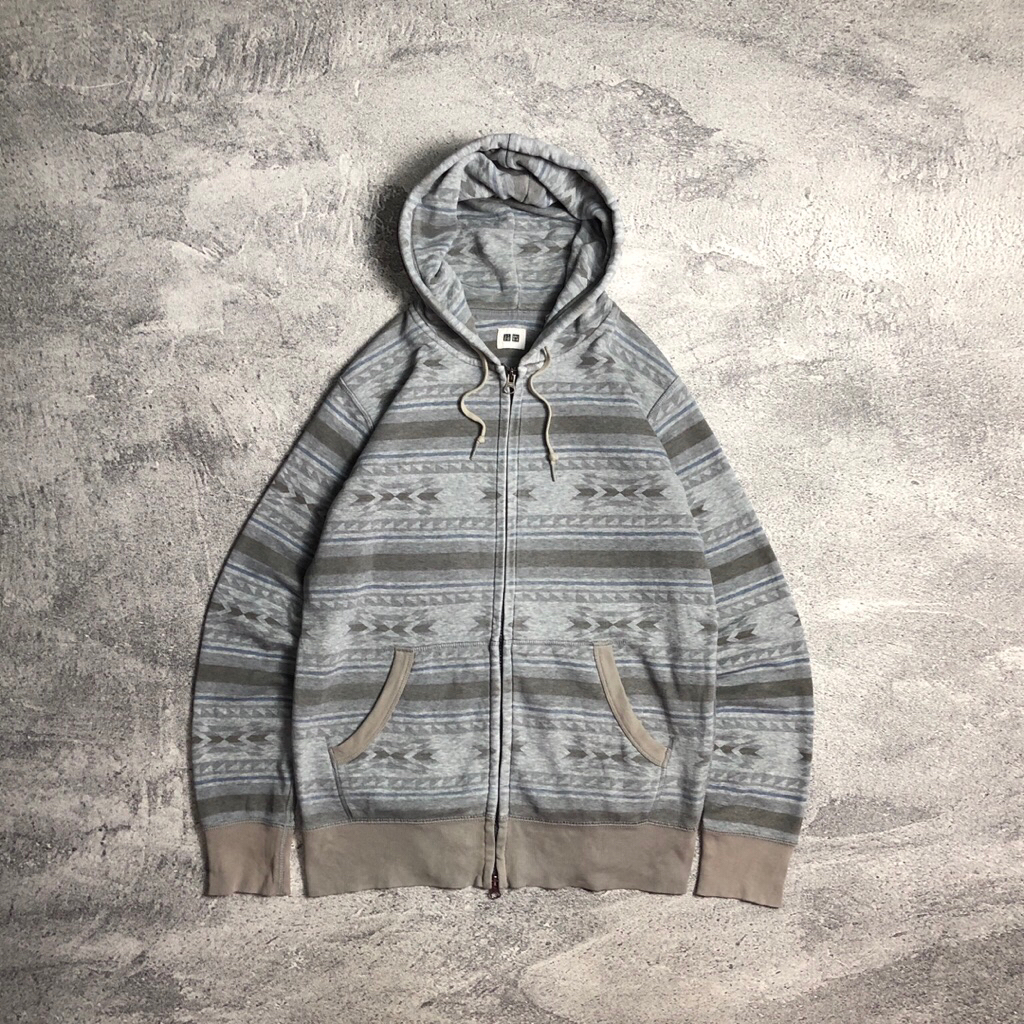Zip Hoodie Uniqlo Navajo