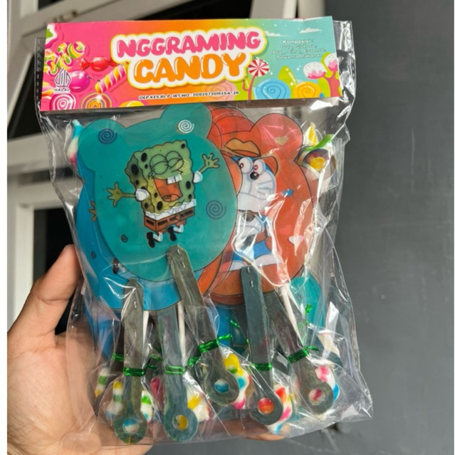 

Permen Lolipop KIPAS KARAKTER isi 20/pack Termurah