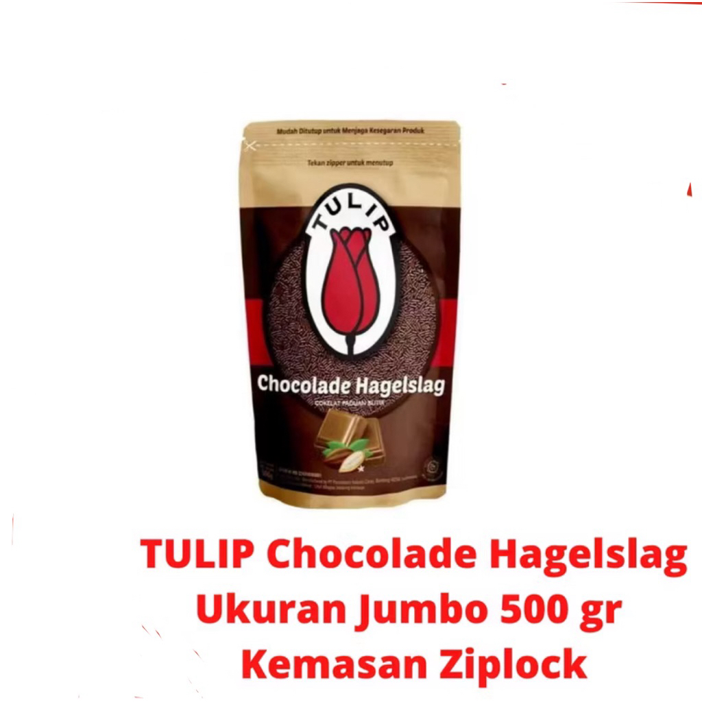 

TULIP CERES COKLAT MESES JUMBO kemasan ZIPLOCK 500 gram