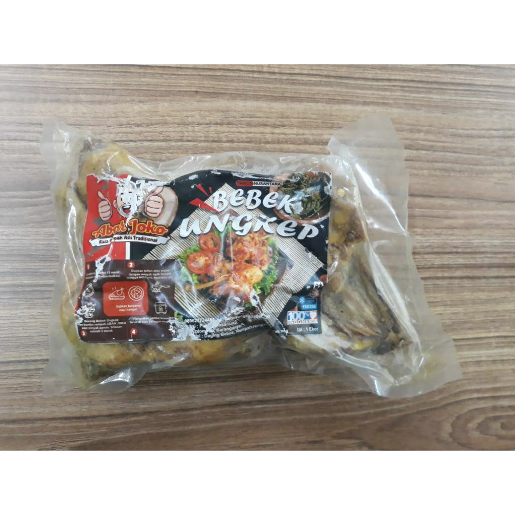 

Bebek Ungkep Abah Joko | 1 Pack Isi 1 Ekor (Potong 4) + Sambal + Bumbu Rempah – Lauk Praktis / Oleh-oleh