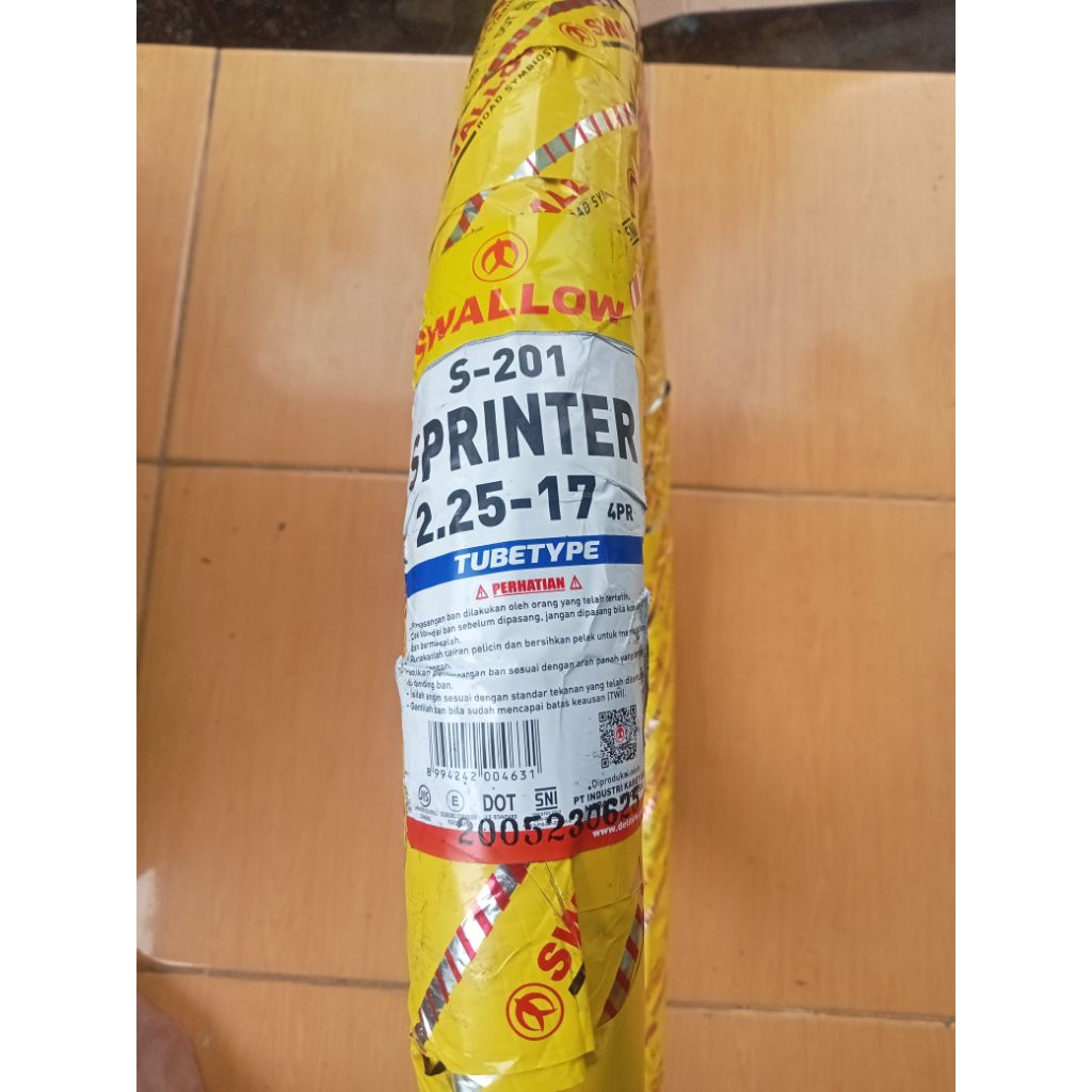 Ban luar  225 ring 17 bunga lurus/Sprinter SWALLOW