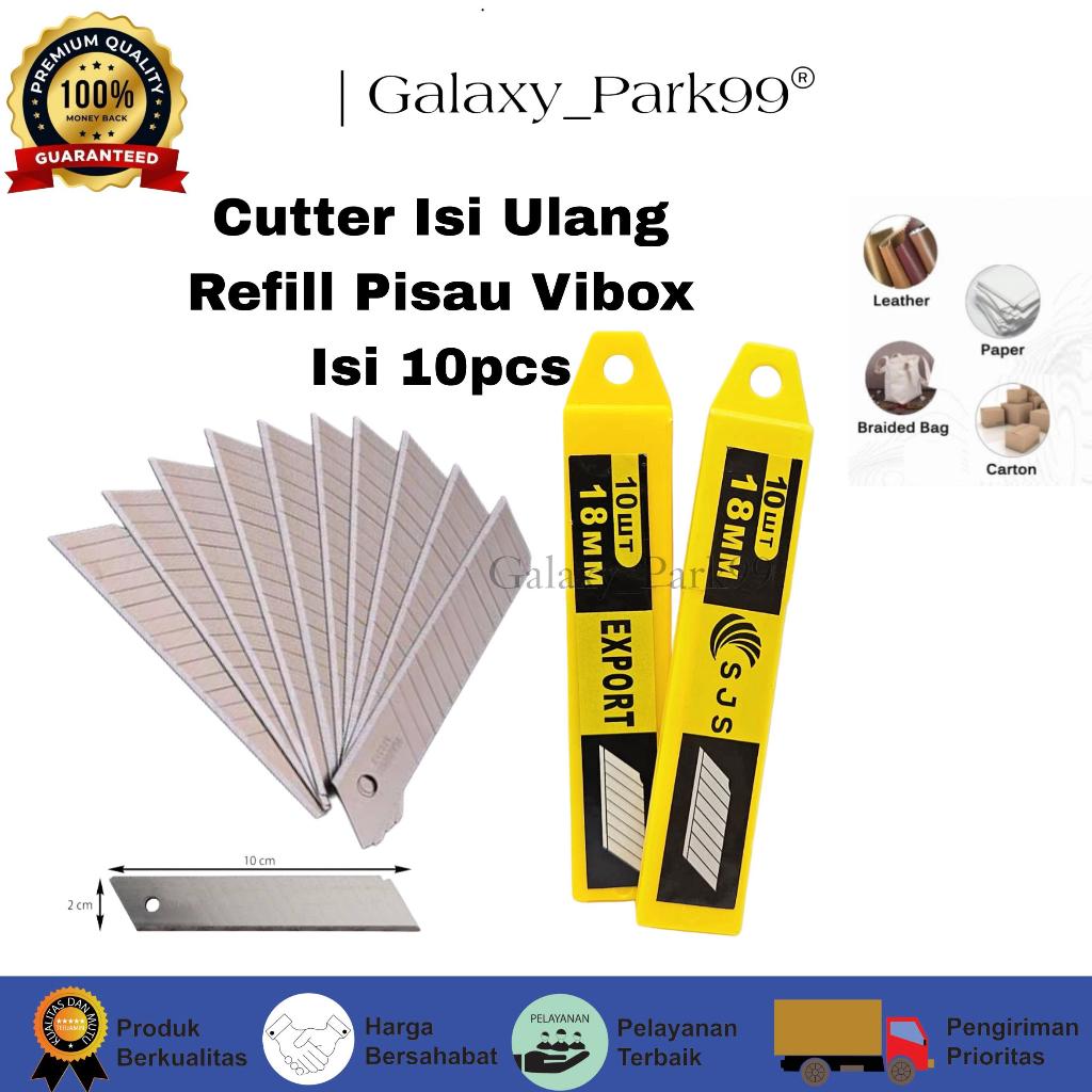 

ISKU Cutter Blade Isi Ulang Cutter SK5 10 pcs perkakas Tajam Dan Anti Karat Isi Ulang Pisau Cutter Ukuran Besar [GLX]