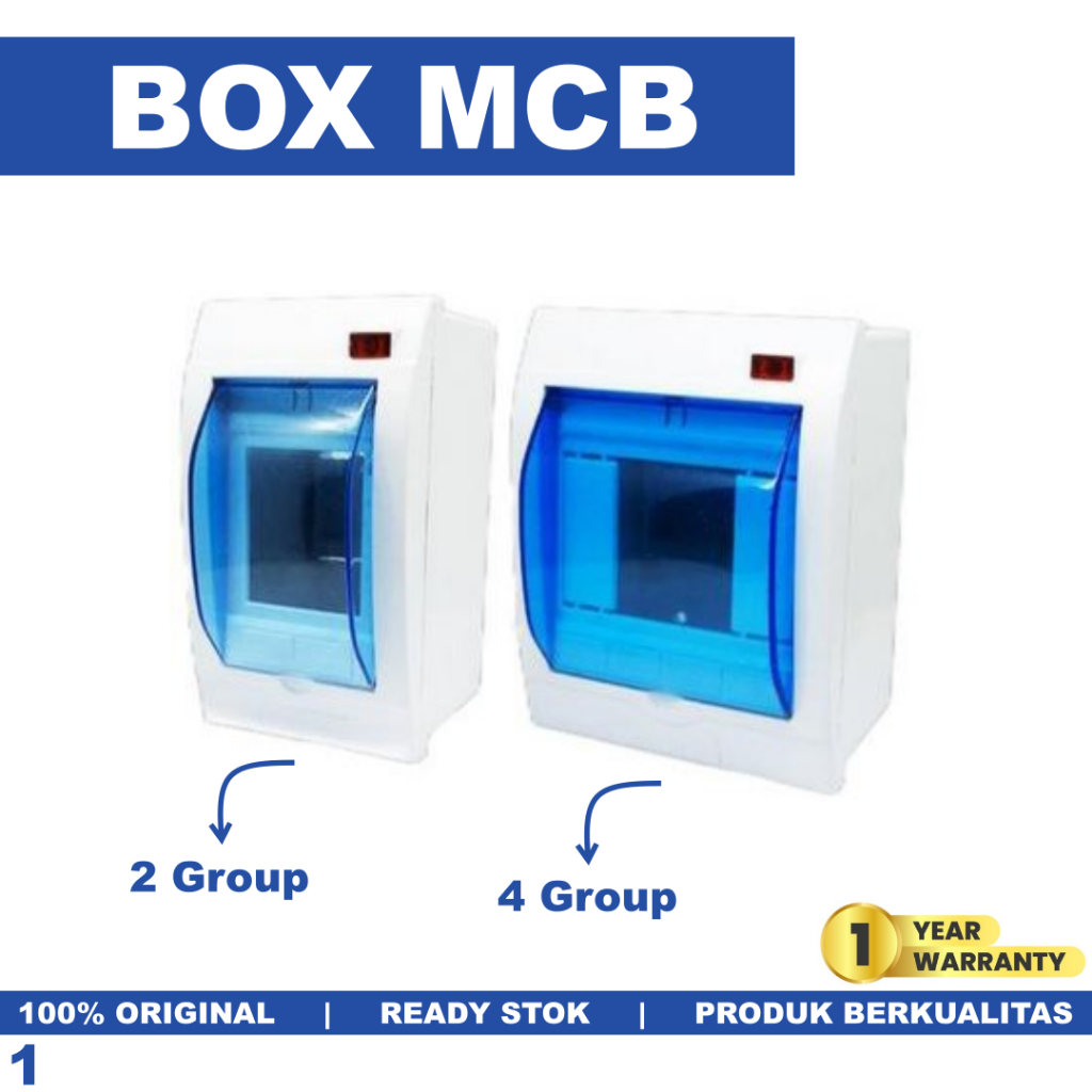 BOX MCB 4 Group 2 Group 1 Group Inbow Outbow 4Group 2Group 1Group Modul Dutron Tanam Tempel Bok MCB