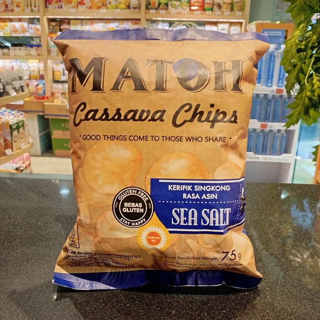 

Matoh, Cassava Chips GF Sea Salt 87gr