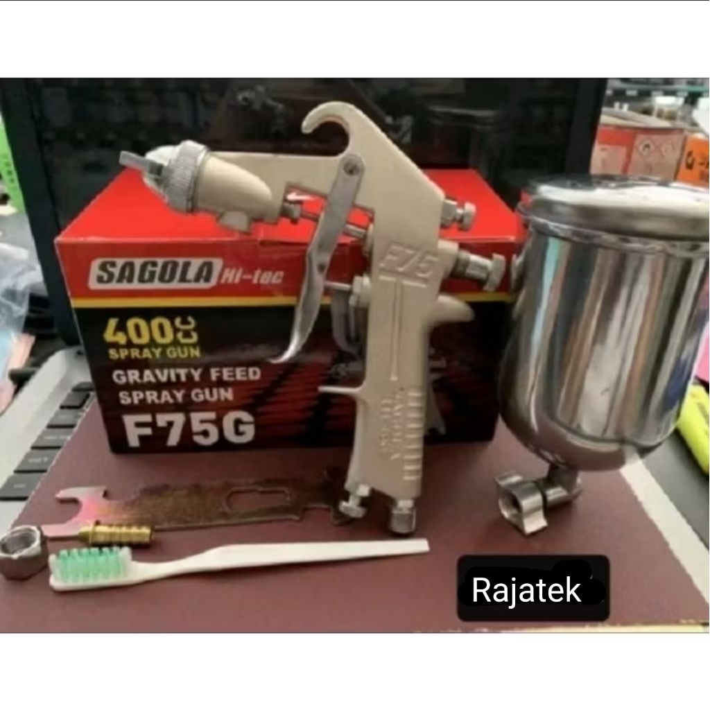 Spray Gun Sagola F75G Hitec/Sped Cat Sagola F75G Hitec/Semprotan cat sagola