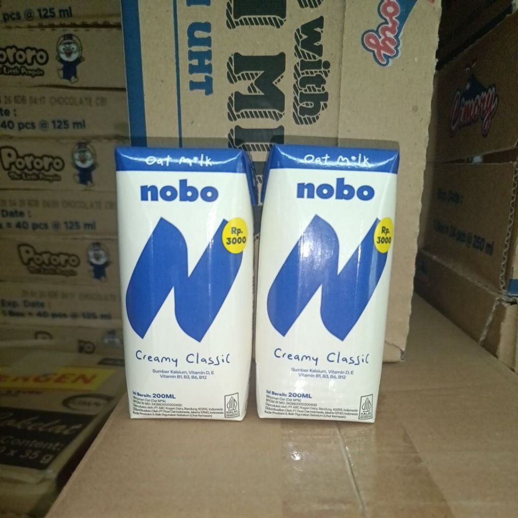 

nobo creamy classic 200ml 1 karton isi 24pcs