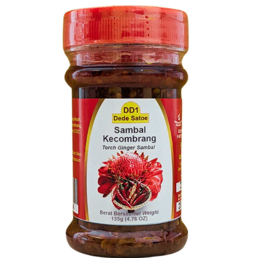 

Dede Satoe Sambal Kecombrang - Sambal Bunga Kecombrang Botol PET 135gr