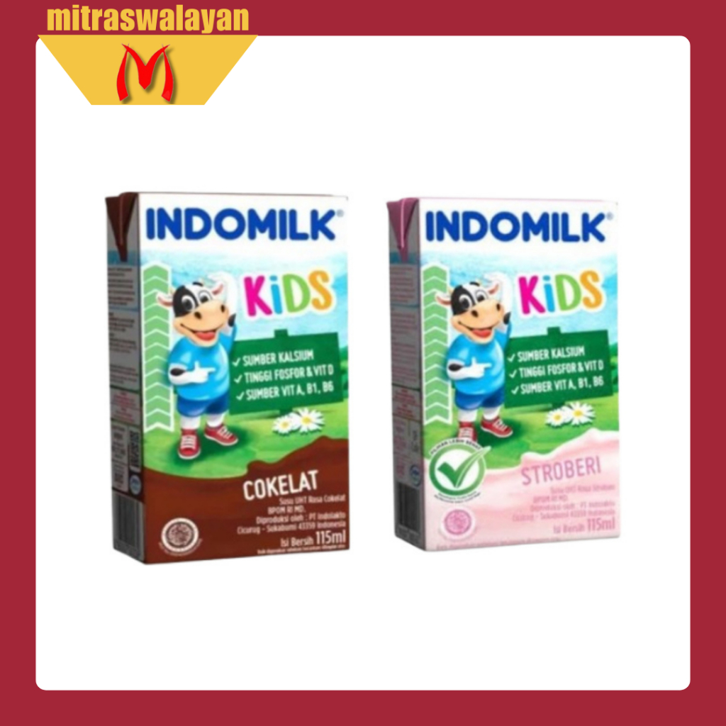 

INDOMILK KIDS Susu UHT kotak 115 ml