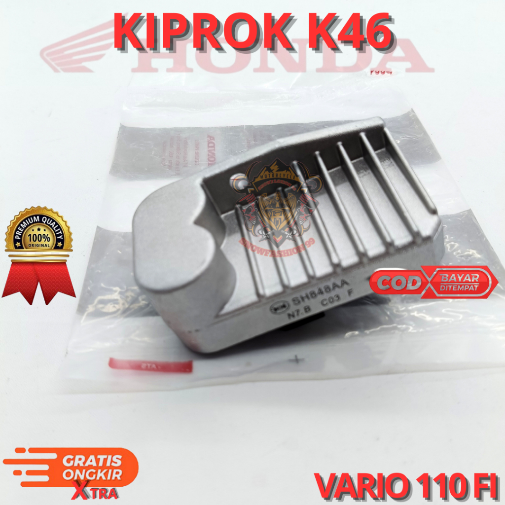 KIPROK K46 UNTUK MOTOR VARIO 110 FI.AHM BERKUALITAS ORIGNAL ASLI ORI