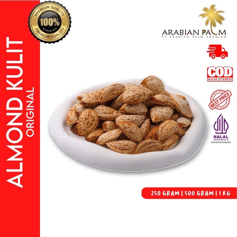 

Kacang Almond Roasted Kulit original – Camilan Gurih, Sehat, dan Kaya Nutrisi