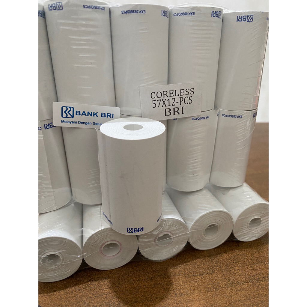 

(harga 1pack) kertas thermal BRI / BRILINK / kertas struk