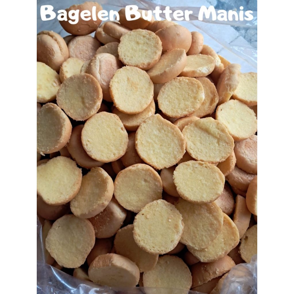 

Roti bagelen manis gurih roombutter 500gram