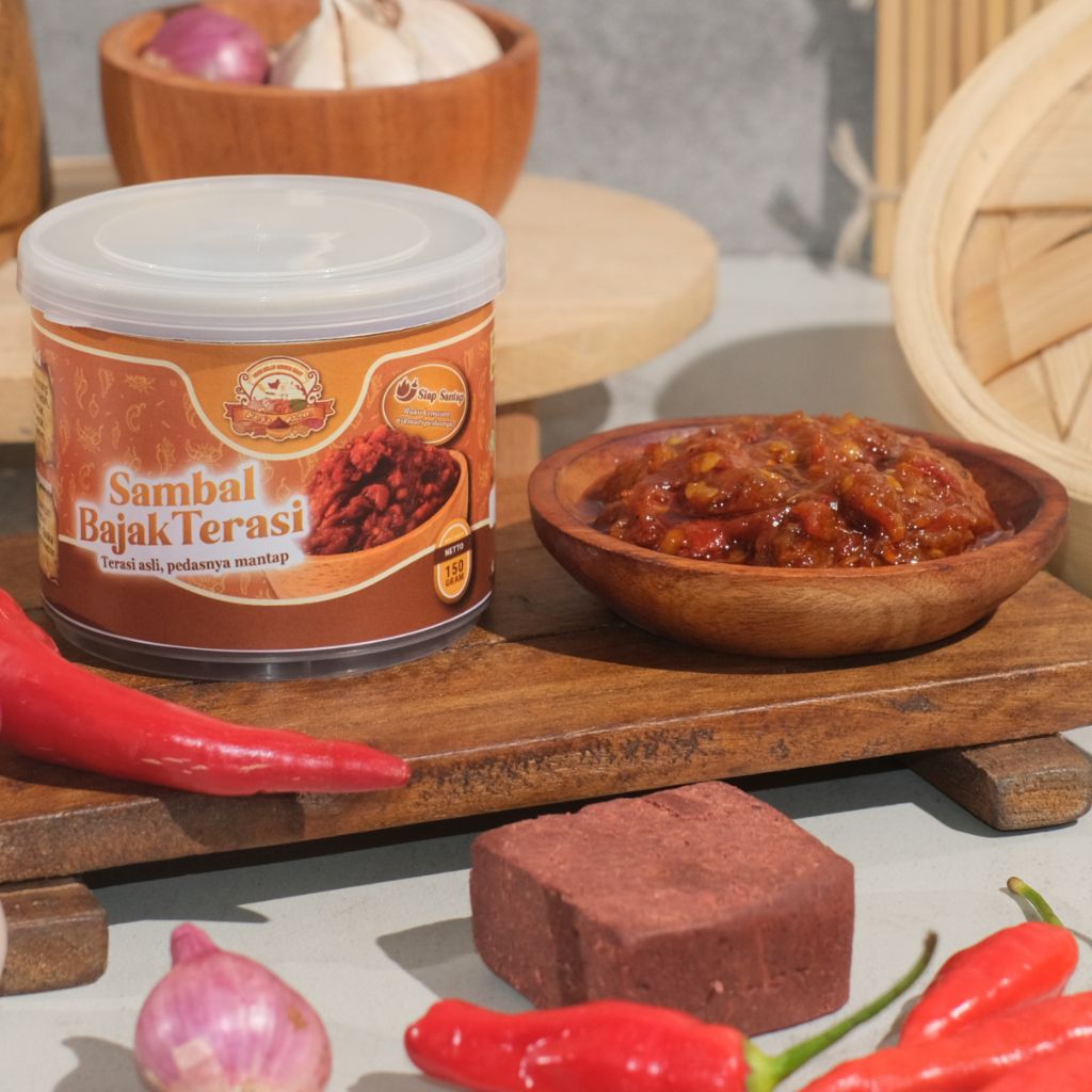 

SAMBAL BAJAK TERASI/SAMBAL khas PENYETAN/super gurih wangi pedas / sambal home made / sambal enak pol / sambal bajak sambal yahud