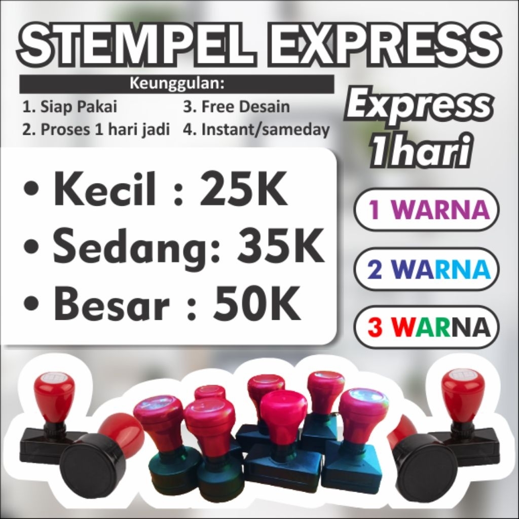 

STEMPEL OTOMATIS DESAIN CUSTOM