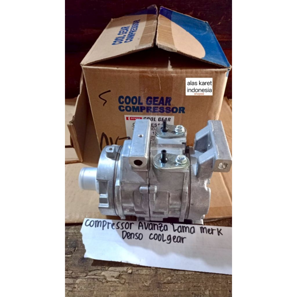KOMPRESOR AVANZA LAMA TOYOTA MERK CG DENSO AC MOBIL