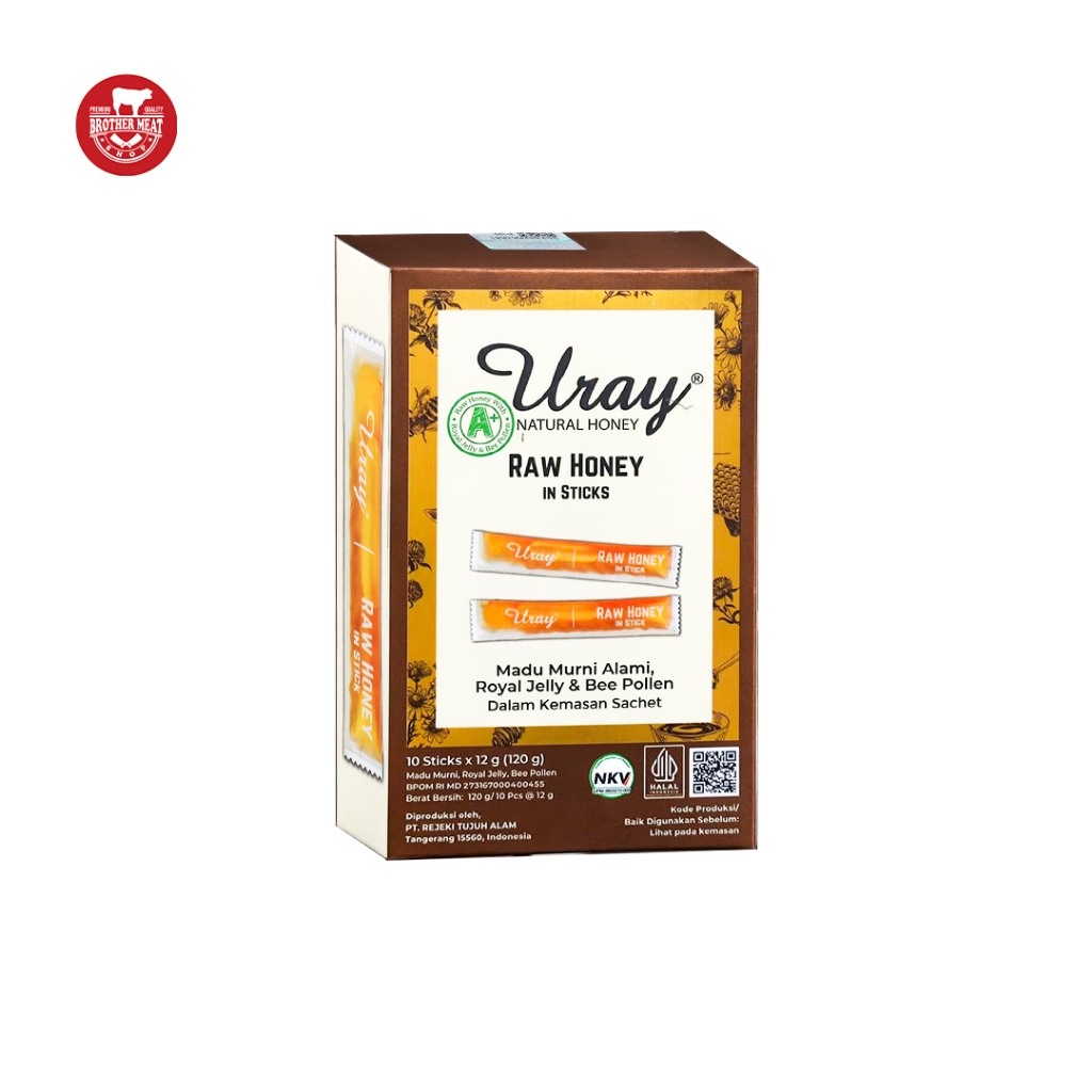 

Madu Uray Raw Honey Stick 120gr / Madu Murni Alami - Brothermeatshop
