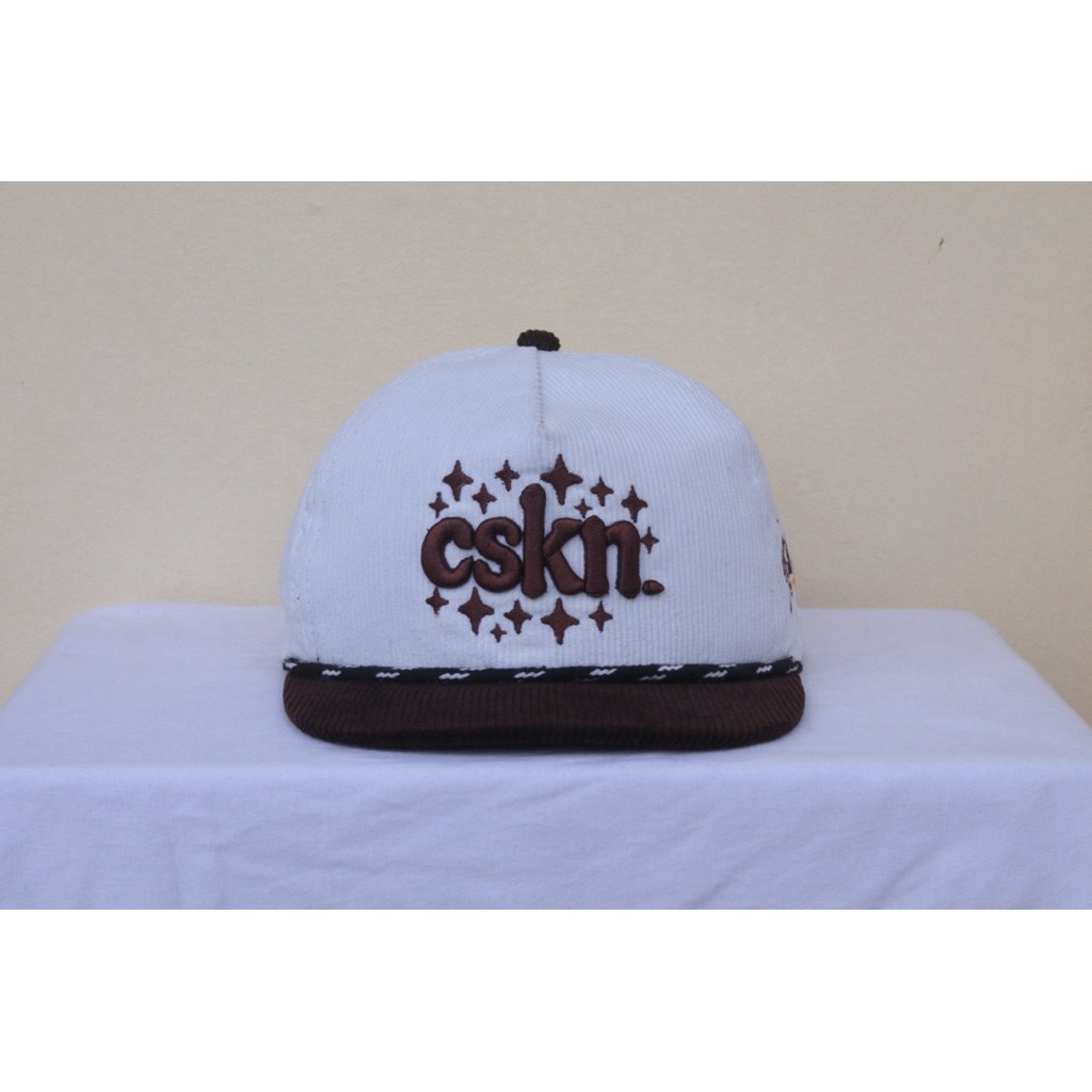 topi ropehat corduroy original cskn topi skena topi visor pendek full corduroy