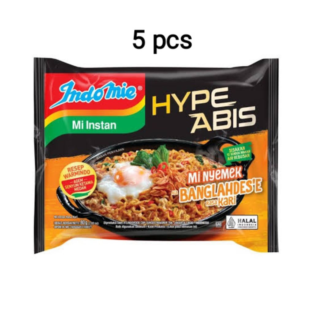 

Indomie nyemek Bangladeshe 5pcs / Indomie hype kari Bangladeshe
