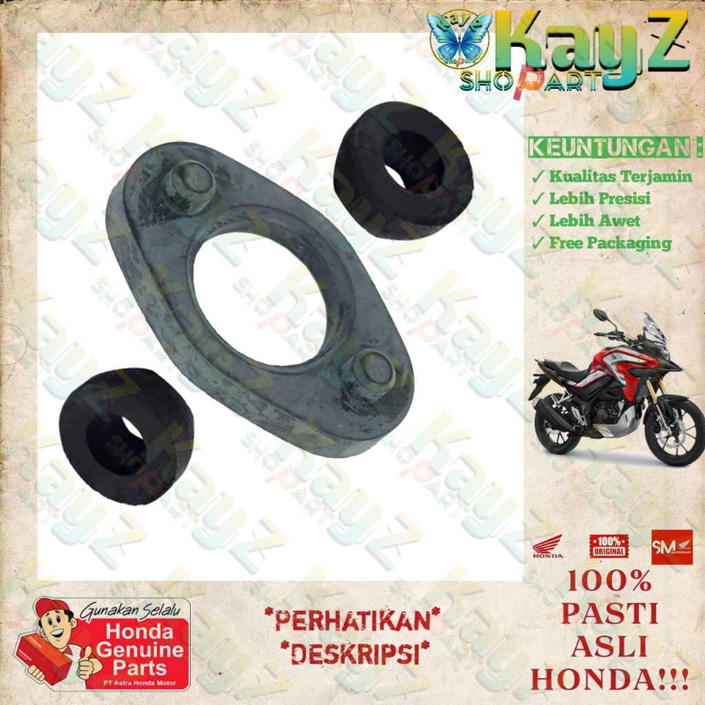 Karet Dudukan Raiser Stang Handle Holder CB150X Original 53135K3BN00