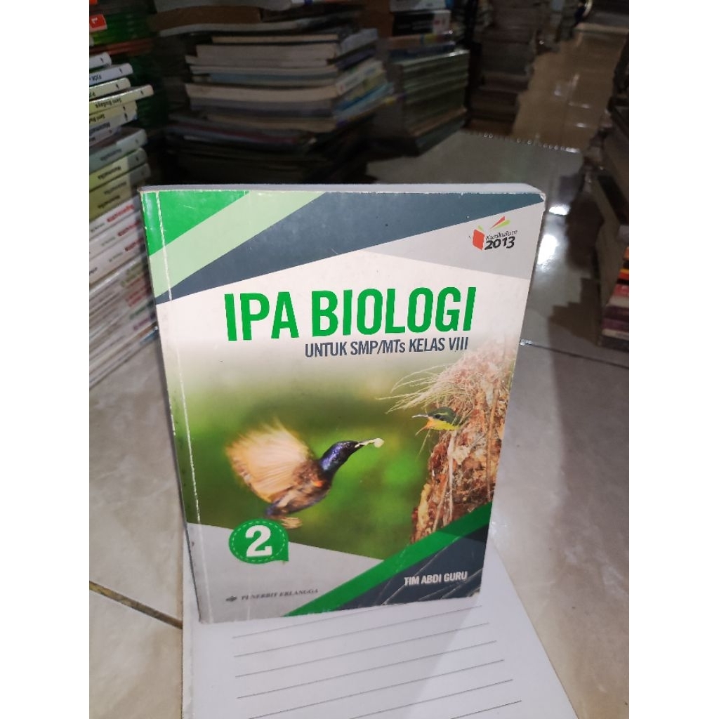 buku IPA biologi 2 untuk SMP MTS kelas 8