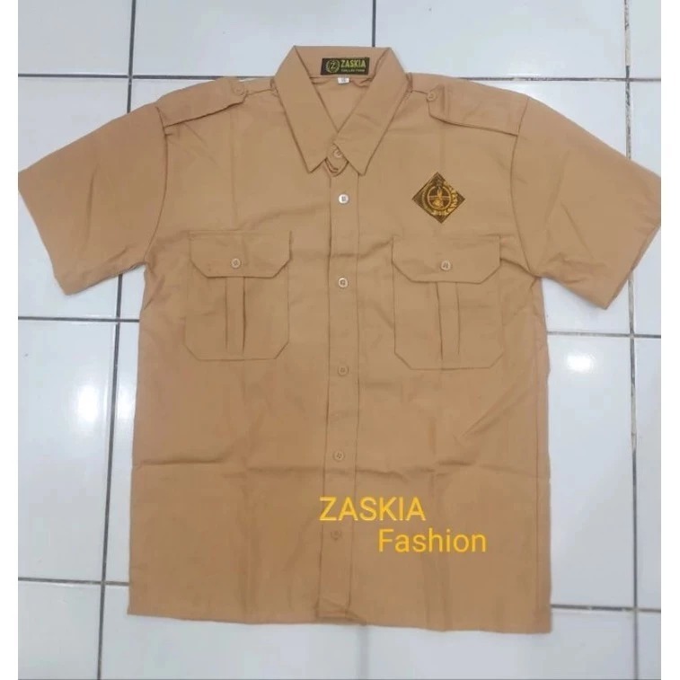 Baju Pramuka Laki Pendek / Baju Pramuka Laki Pendek SD-SMP-SMA / Baju Pramuka Laki Lengan Pendek SD-