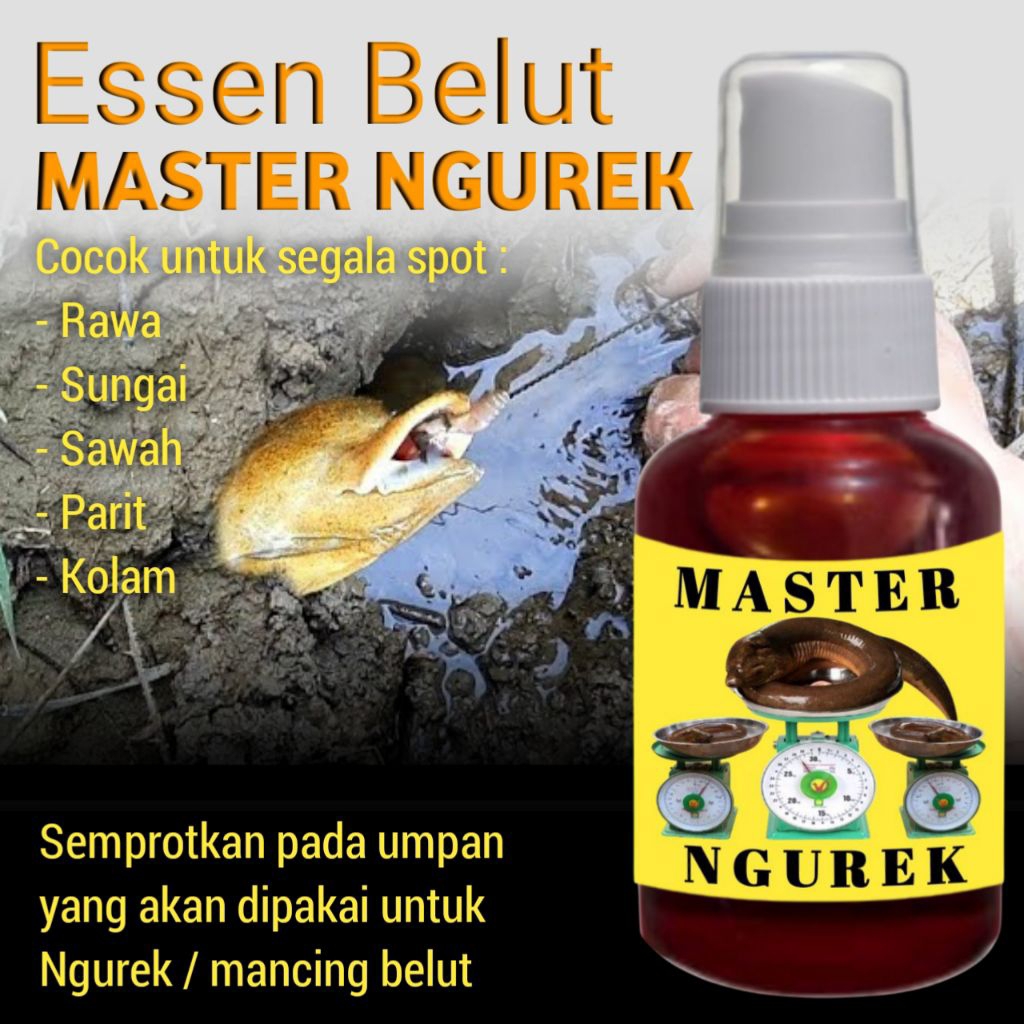 Umpan mancing belut Essen master ngurek