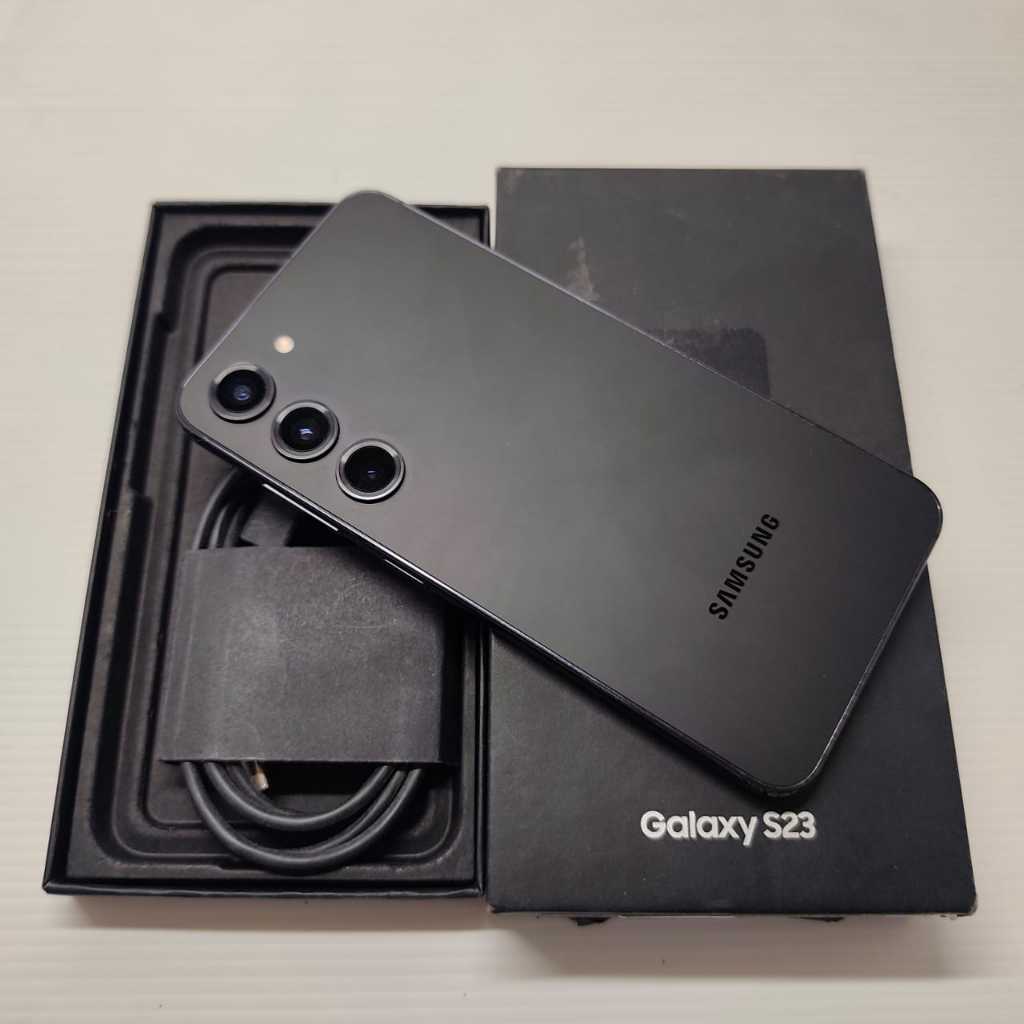 SEPERTI BARU GAN SAMSUNG GALAXY S23 5G 8/128 BLACK NO MINUS FULLSET