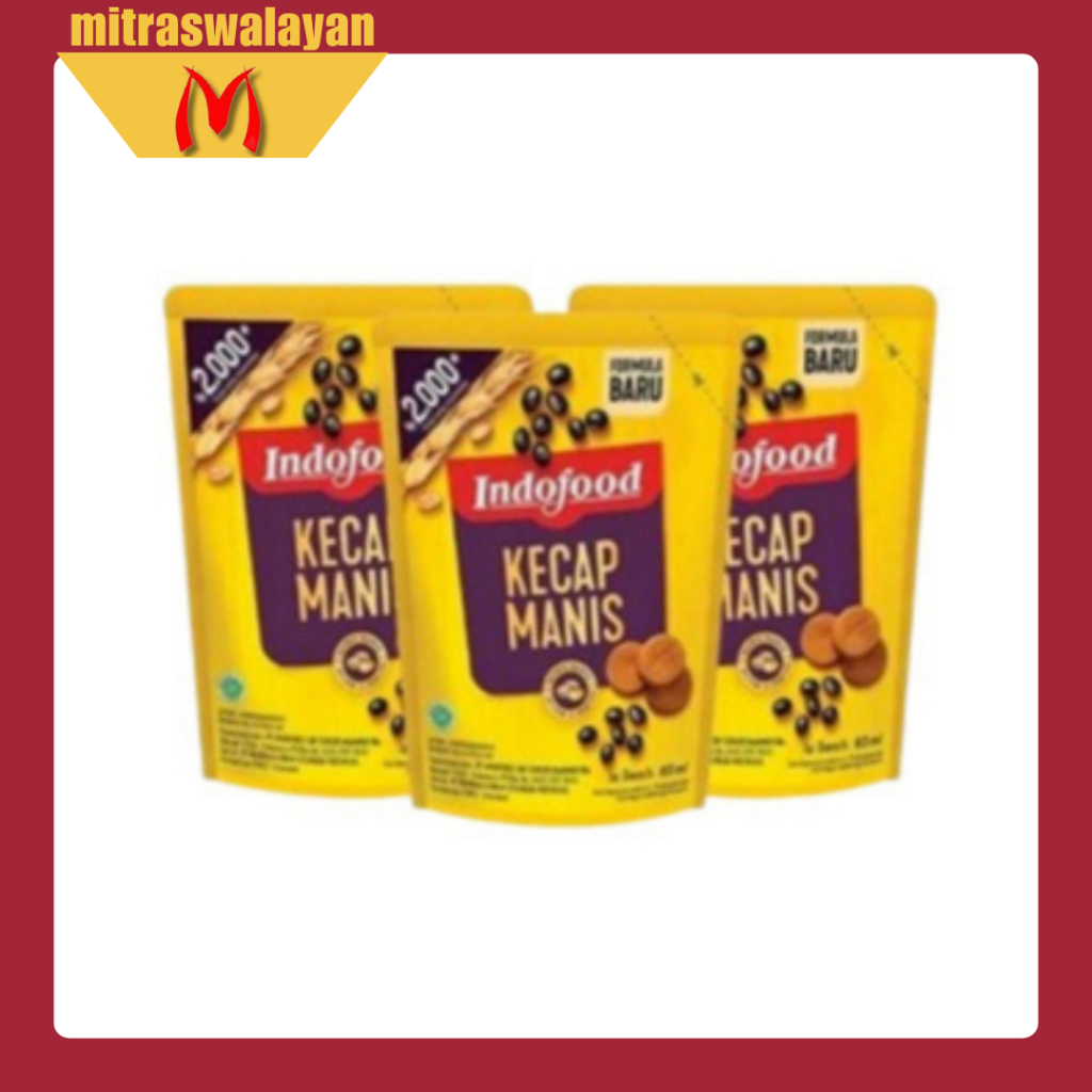

INDOFOOD Kecap Manis 77gr {Beli 2 Gratis 1}