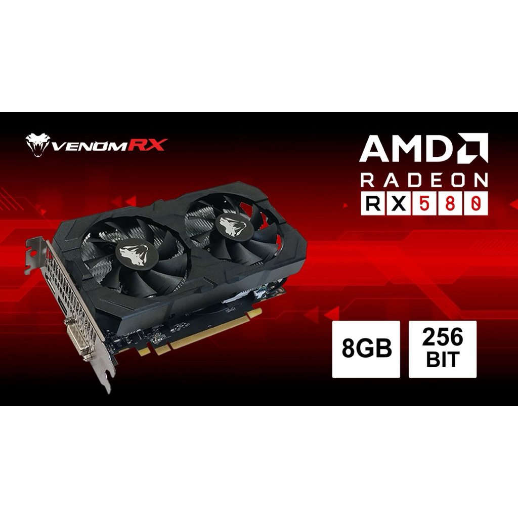 VGA VenomRX RX 580 8GB GDDR5 2048SP (Second)