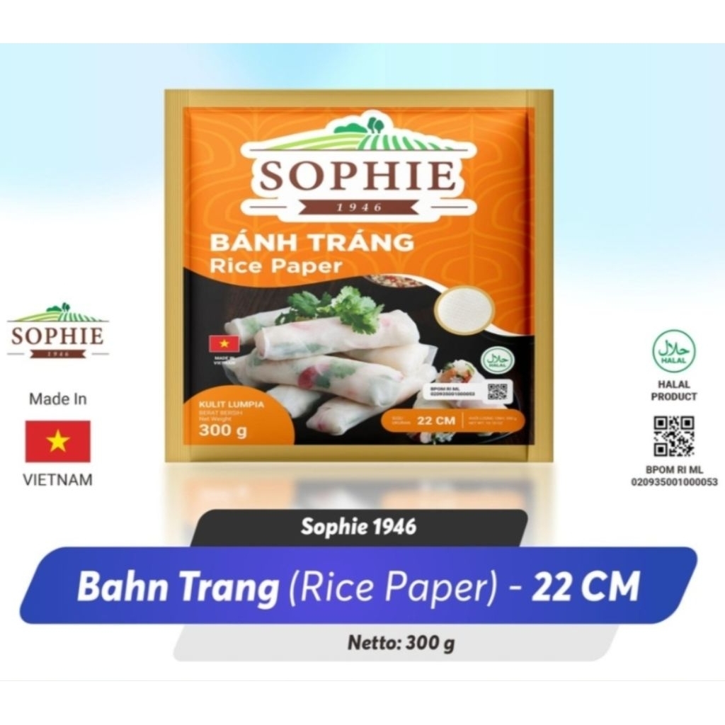 

BANG TRANG RICE PAPER ( KULIT LUMPIA VIETNAM)