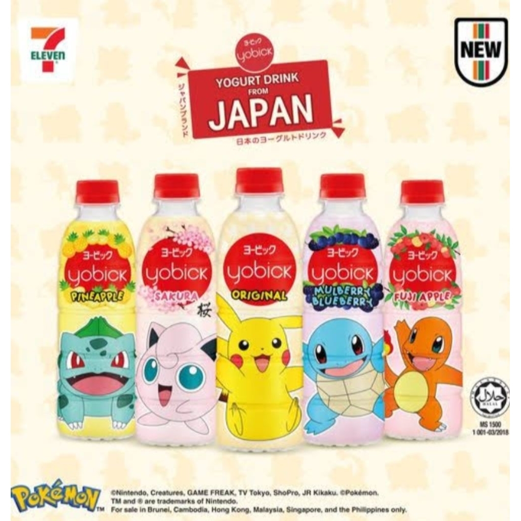 

YOBICK X POKEMON YOGHURT DRINK ANEKA RASA BUAH