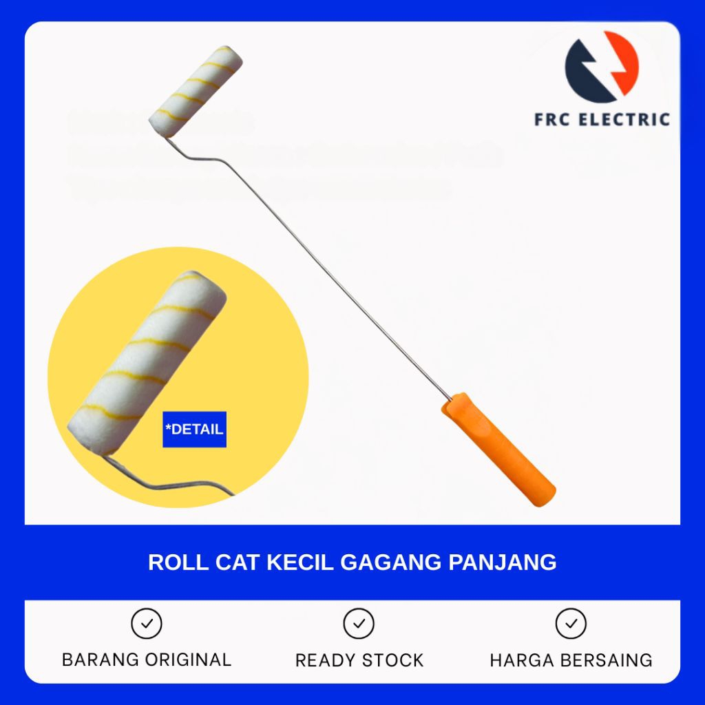 ROLL CAT - ROLL CAT PANJANG - ROLL CAT KECIL - KUAS CAT - ROLLER CAT - ROLL CAT TEMBOK KECIL GAGANG 