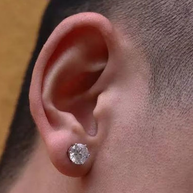 Anting magnet berlian pria dan wanita model korea