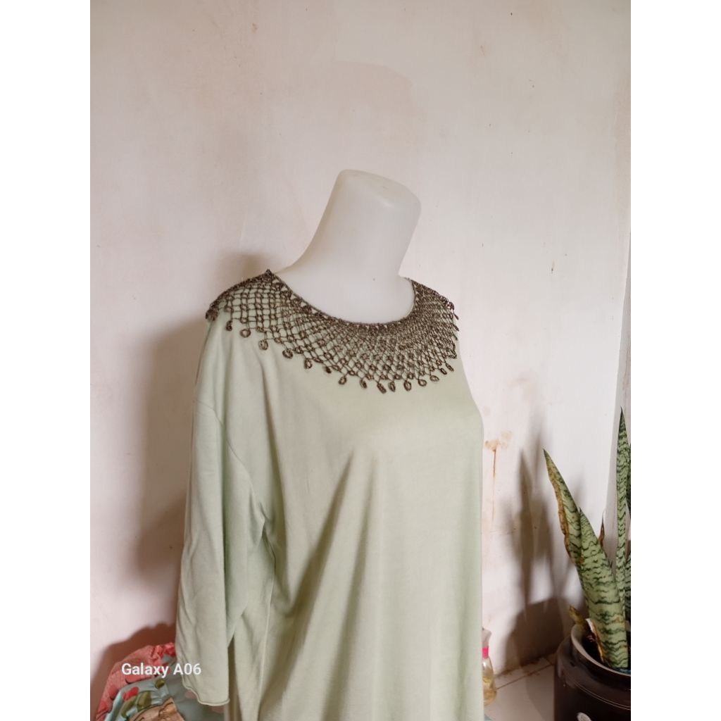 Kaos wanita lengan panjang army