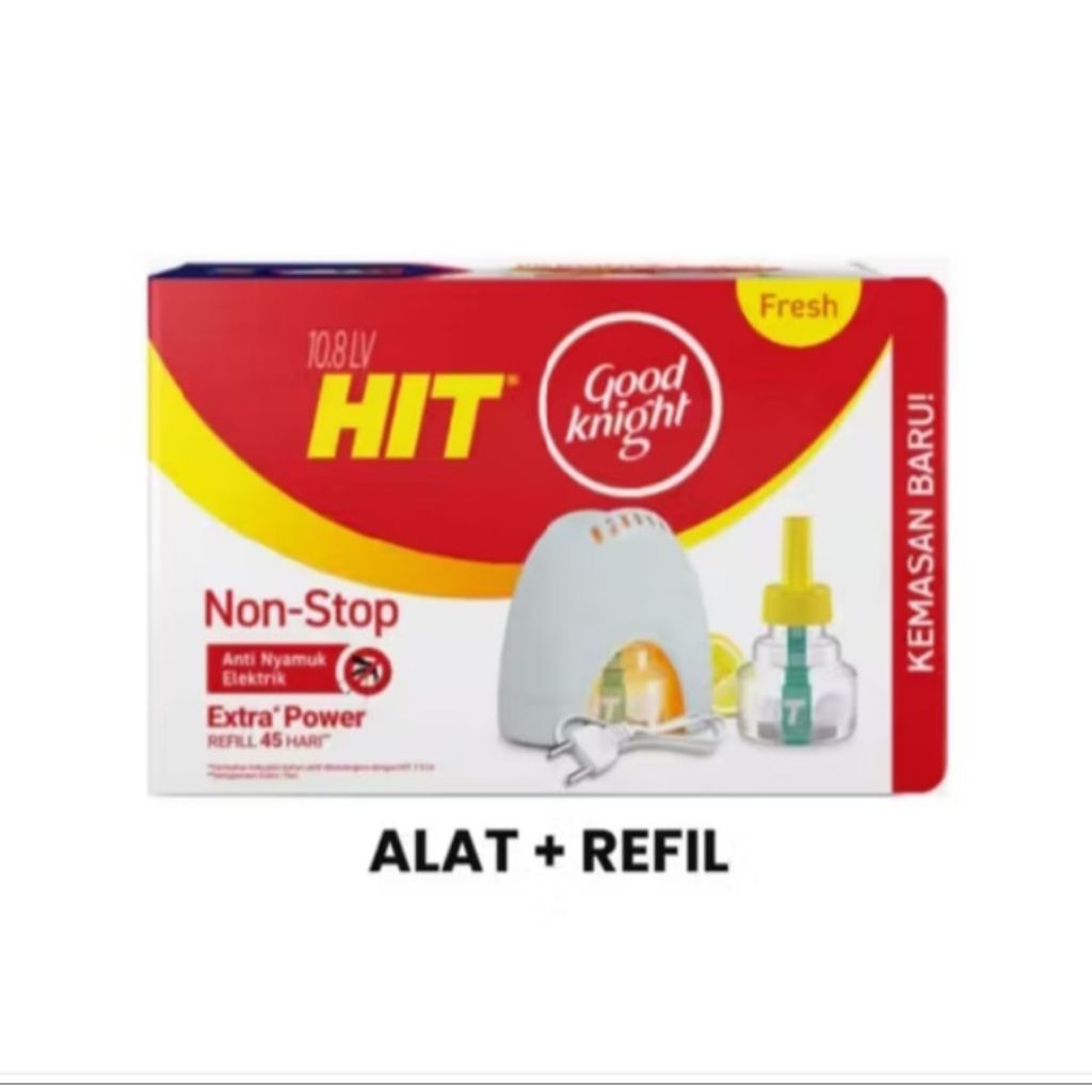Hit alat kabel 1 set alat dan isi obat nyamuk elektrik siang dan malam