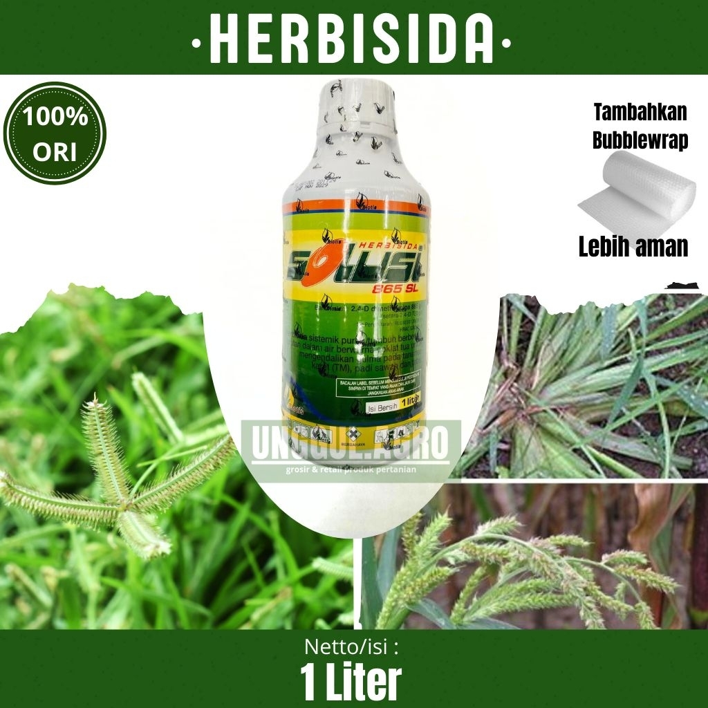 Herbisida sistemik selektif SOLUSI 865sl 1Liter dari biotis