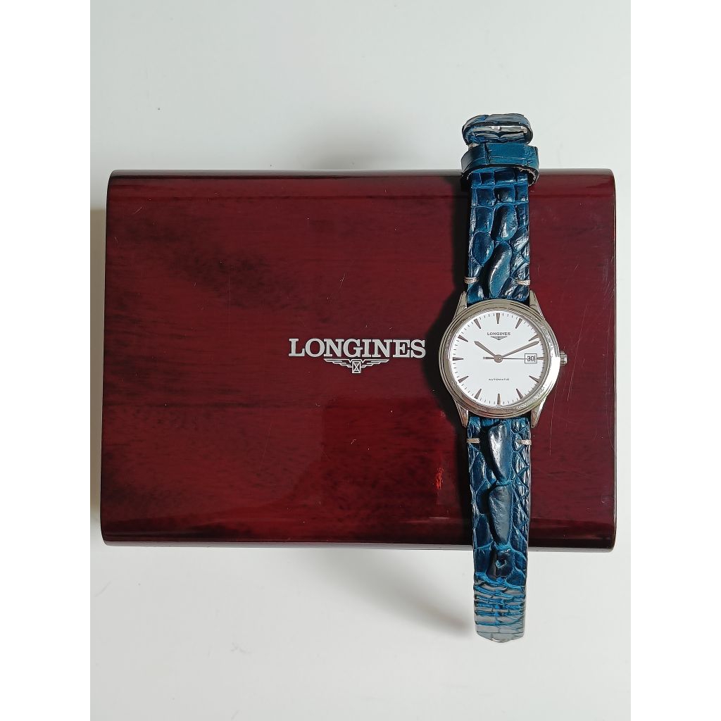 Longines flagship L4.874.4 original bekas sangat bagus lengkap box normal semua siap pakai