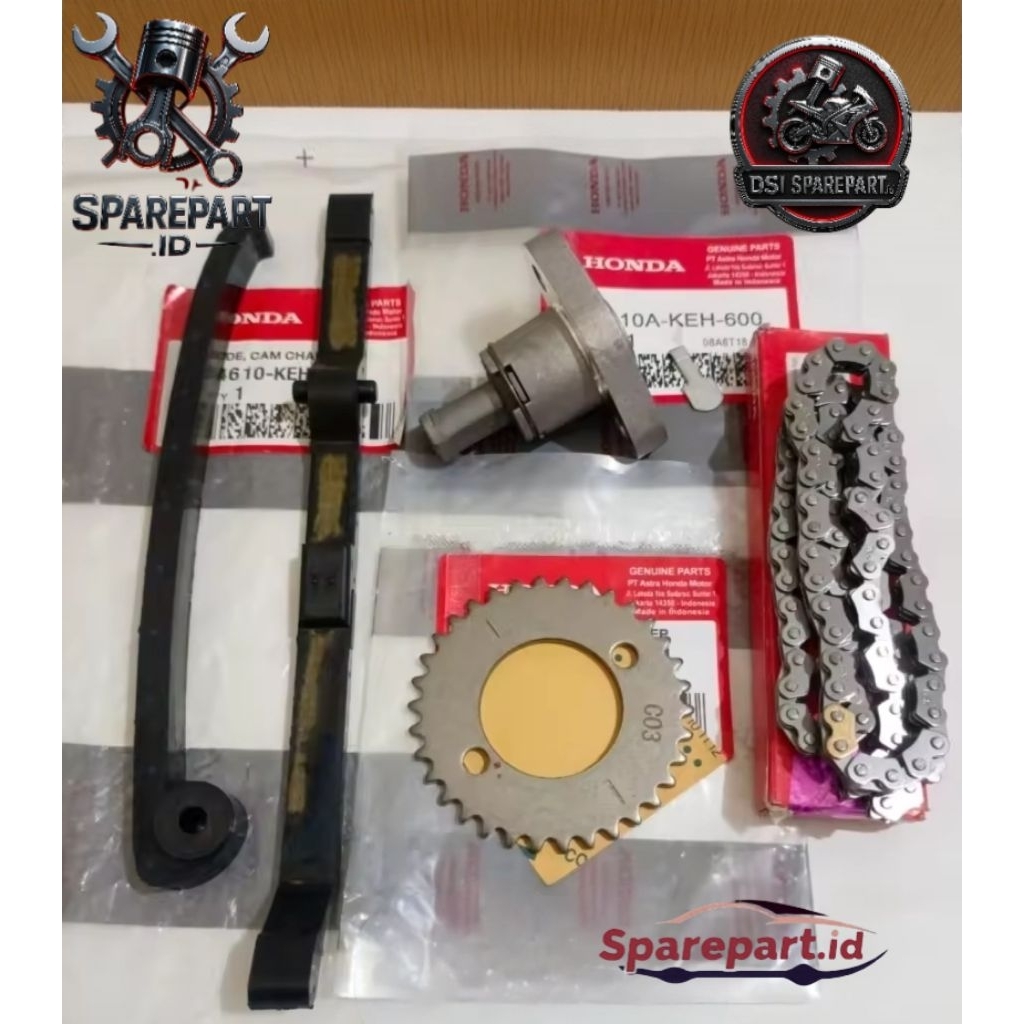 GIGI SENTRIK KEH + LIDAH TENSIONER TONJOKAN RANTAI KETENG GL PRO NEOTECK TIGER LAMA MEGAPRO LAMA KEH