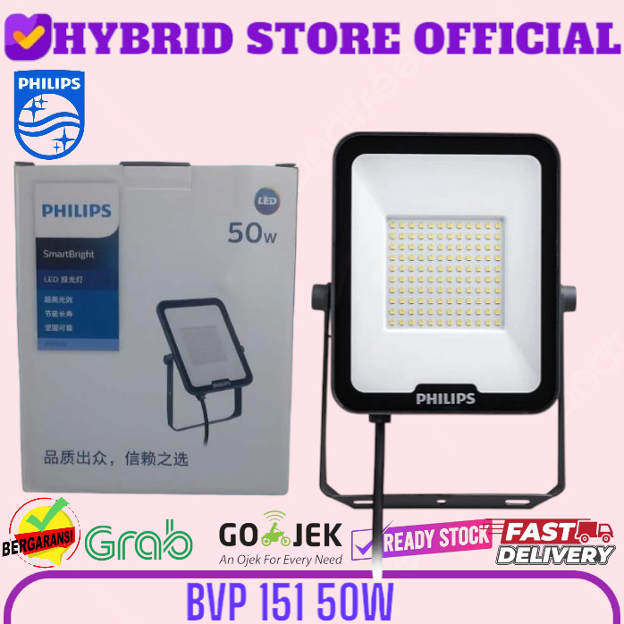 PHILIPS LAMPU SOROT BVP151 50W COOL WHITE 6500K - LAMPU LED BVP 151 50 WATT ORIGINAL
