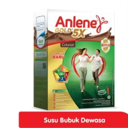 

Anlene Gold 5X Susu Bubuk Dewasa Coklat 825g