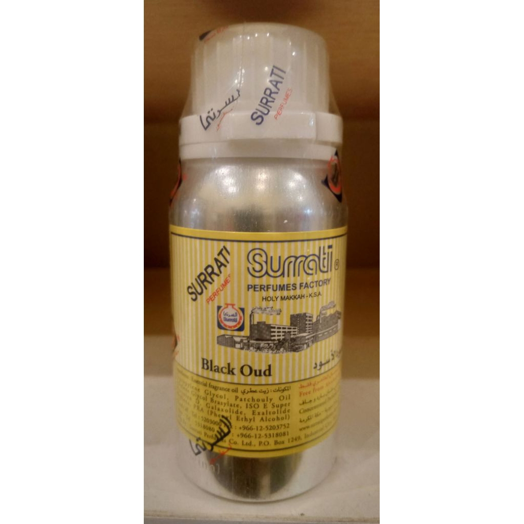 parfum Black oud 100gram/parfum surrati