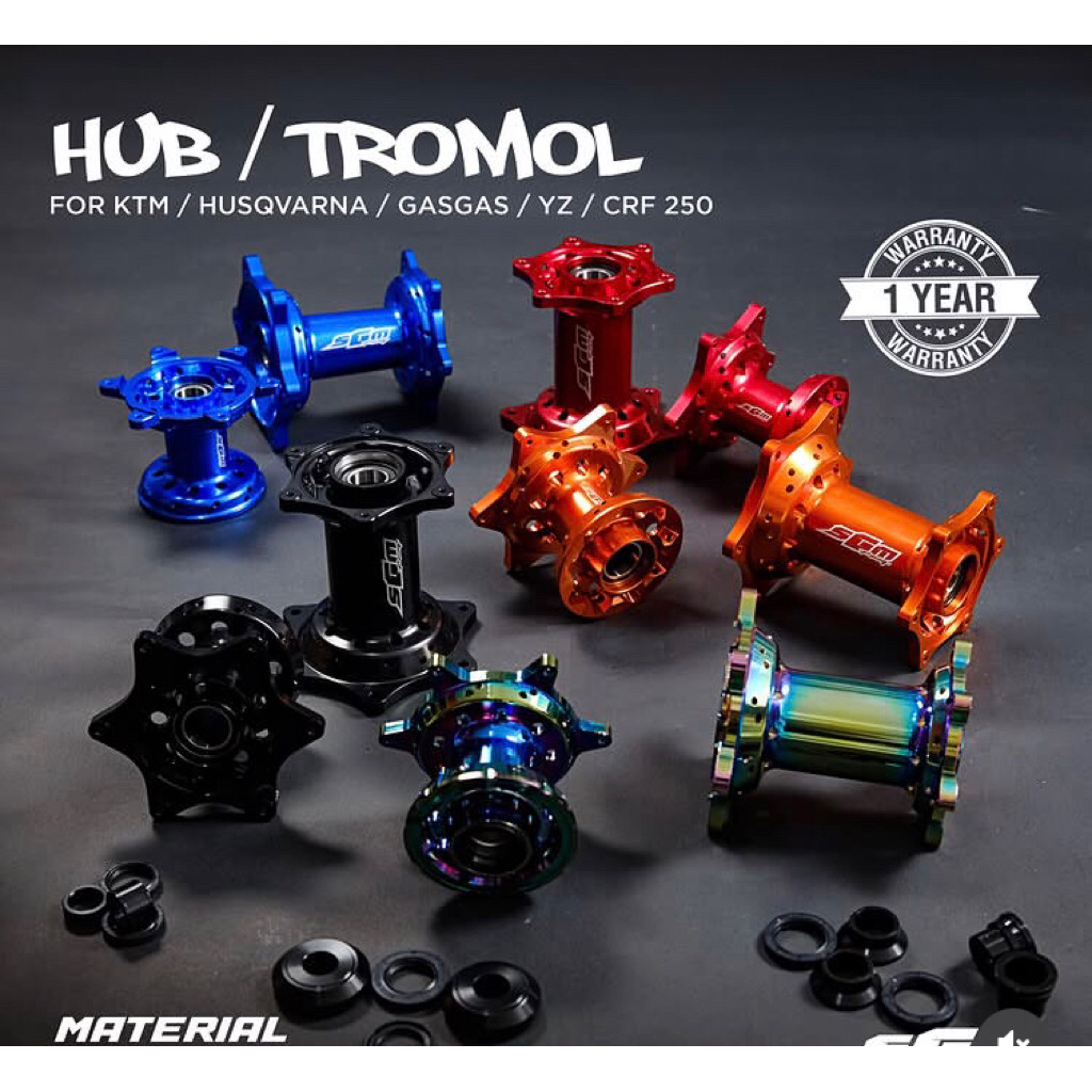 hub/tromol for ktm/husq/gasgas/yz/crf250