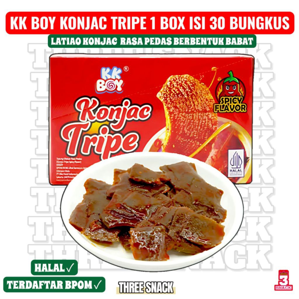 

KK BOY KONJAC TRIPE 1 BOX ISI 30