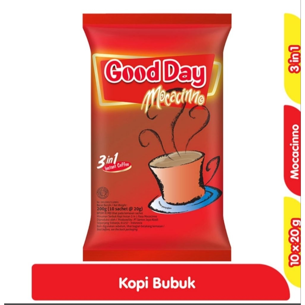 

GOOD DAY MOCACINNO 10 X 20 gr