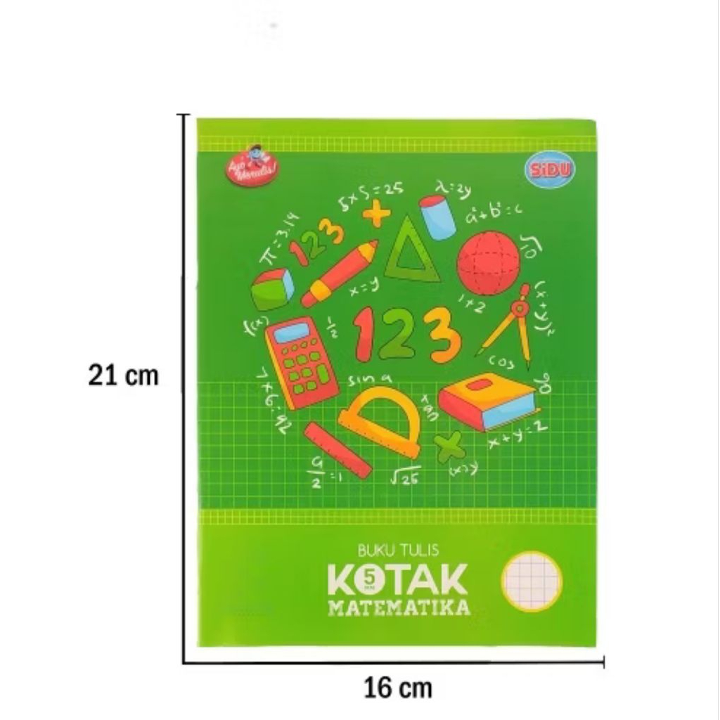 

Buku Sidu Kotak Kecil Isi 38 Lembar (1 pcs)